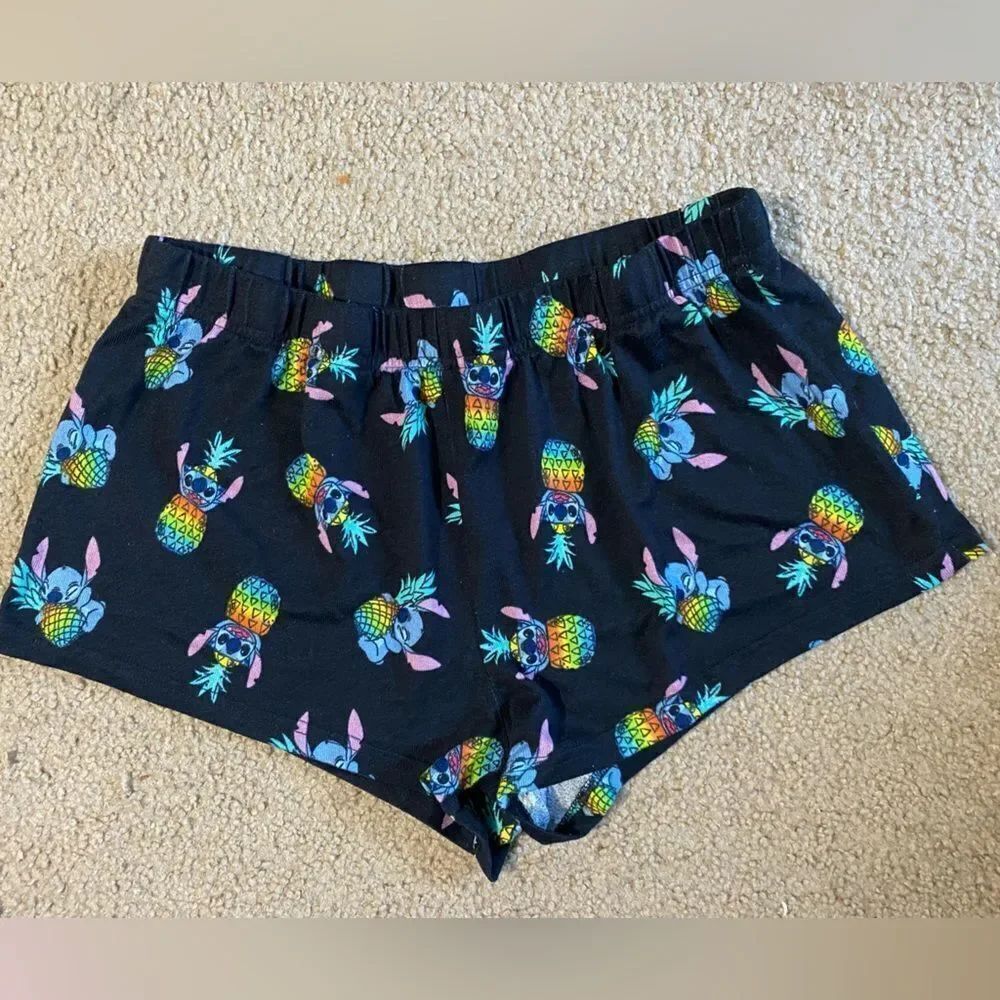 Disney Stitch Pride Pajama Shorts